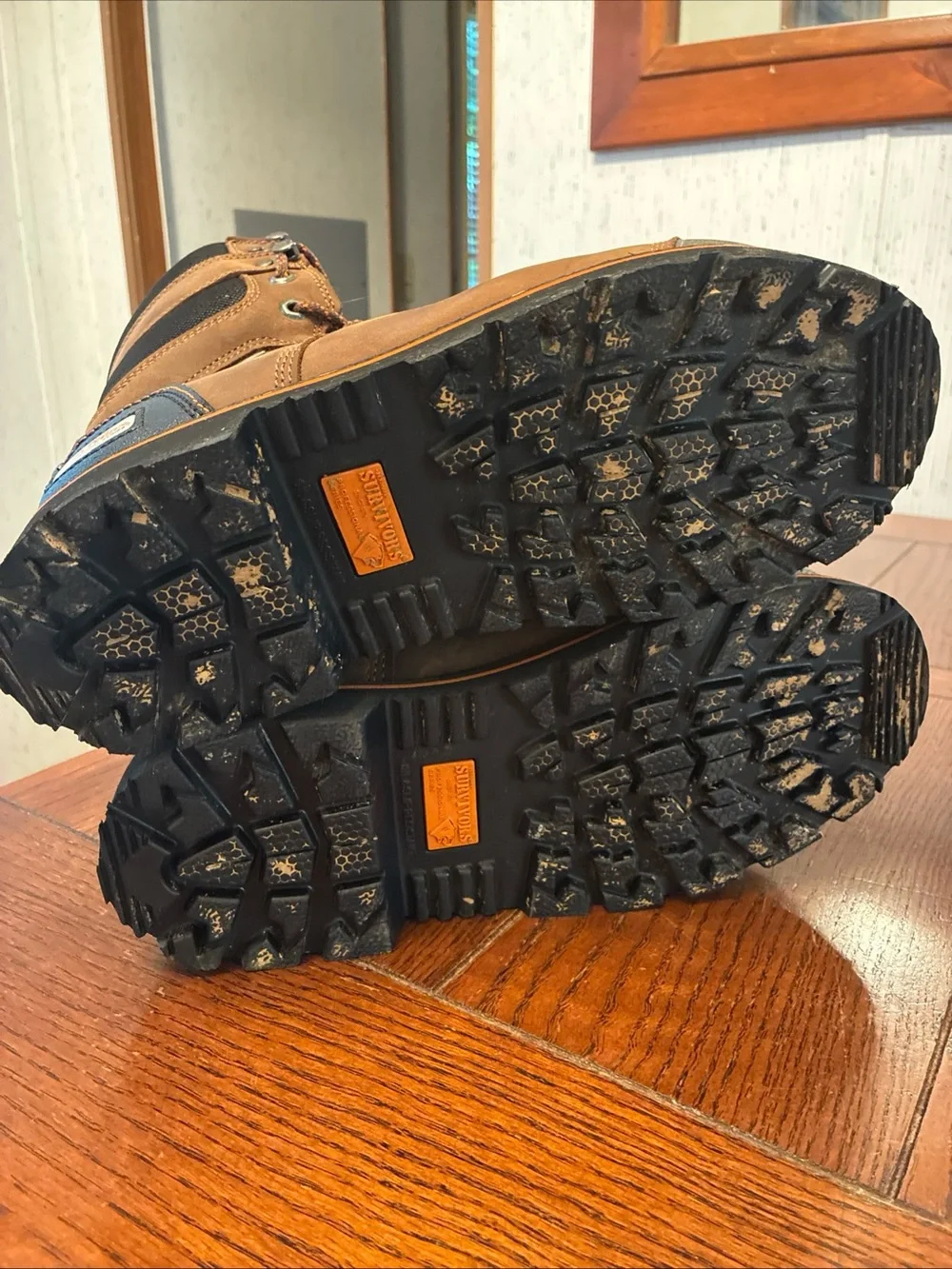 Herman Survivors Pro Series Work Boots Men’s 7.5 Shoveler Steel Toe Waterproof